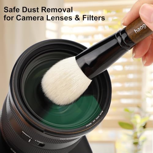 Haoge DSLR & Mirrorless Camera Lens Cleaner - Electrostatic Brush for Vinyl Records, LP Scans, SLR & Computer Screens - Super Soft Goat Hair - Image 6