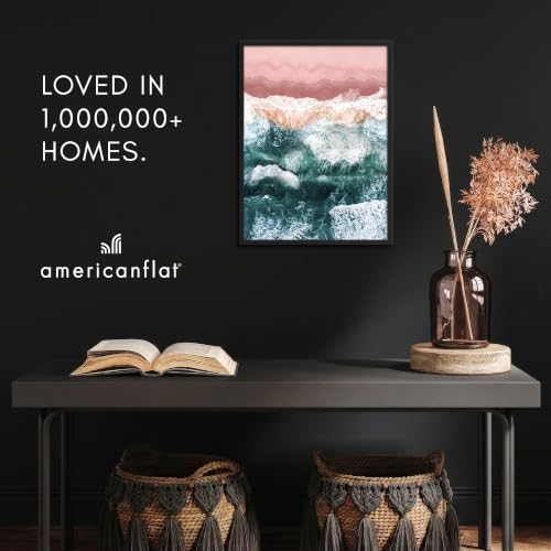 Americanflat 18x36 Poster Frame - Slim Molding - Black - Image 6