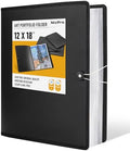 Nicpro 12x18 Art Portfolio Folder, 30 Pockets Art Painting Portfolio Binder by Nicpro