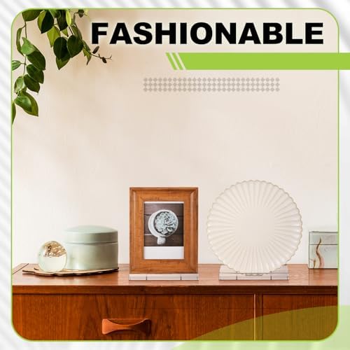 CroBlissful Tabletop Acrylic Display Stand 12 x 6 x 12 Inch Clear Easel Acrylic Book Display Holder Artwork Storage Rack for Picture Frame Albums Record Magazine Tablet Canvas Board(Clear) - Image 5