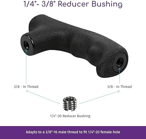 Monopod Handle Adapter Walking Stick Cane Monopod Head Attachment Converter Trekking Pole Handle Grip for Hiking Climbing Photography - Image 5
