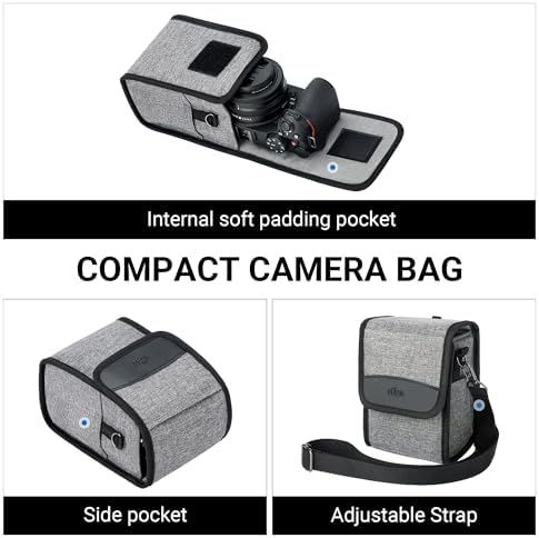 Travel Compact Camera Case for Fuji X100VI Leica D-Lux 8 Lumix L10 X-T30 II - Image 3