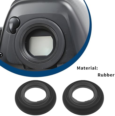 The Lord of the Tools 2PCS Rubber Camera Viewfinder Eyecup Camera Eyepiece Dust Protection Eyecup Compatible with Nikon DK-17 D6 D5 D4 D3 D700 D800 DF D2H D2X D2Xs D2Hs - Image 3