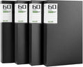 MyLifeUNIT Professional Binder with Plastic Sleeves, 60 Pockets Displays 120 Pages, 4 Pack Presentation Books Portfolio Folder for Artwork, Documents, Recipes by MyLifeUNIT