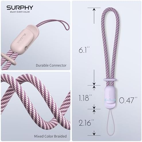 SURPHY 2 Pack Phone Lanyard, Phone Wrist Strap for Case, Camera Wrist Strap - Image 5