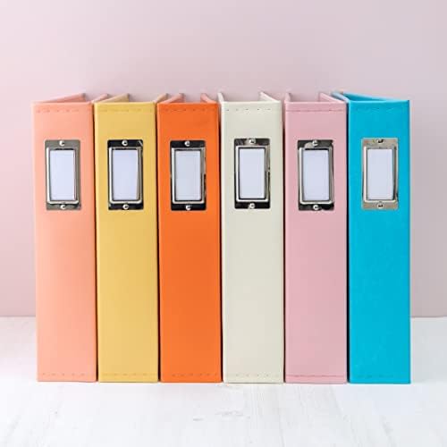We R Memory Keepers 12x12 Photo Album - Faux Leather with 5 Page Protectors and Spine Label - Snag-Free D-Ring Scrapbooking Memory Album, Acid-Free, Aqua - Image 5