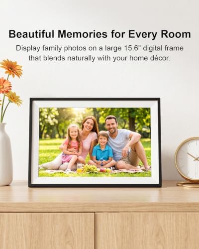 Frameo 15.6 Inch Smart WiFi Digital Picture Frame - Image 5