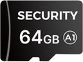 Hiseeu Micro 64GB SD Card for Cameras, Read 90MB/sec, Write 25MB/sec, Memory Card for Security Cameras Indoor Outdoor, Action Camera, Dash Camera, Steam Deck, Switch by Hiseeu