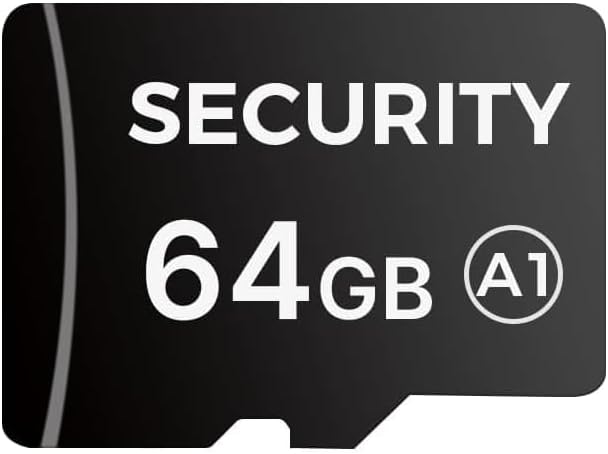 Hiseeu Micro 64GB SD Card for Cameras, Read 90MB/sec, Write 25MB/sec, Memory Card for Security Cameras Indoor Outdoor, Action Camera, Dash Camera, Steam Deck, Switch by Hiseeu