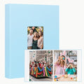 Aevdor 8.5x11 Photo Album, Holds 72 Photos, Linen Cover, Blue by Aevdor