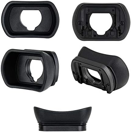 JJC KIWIFOTOS Ergonomic Long Camera Eyecup for Fuji GFX100 GFX-50S X-T1 X-T2 X-T3 X-T4 X-H1, Eye Cup Eye Piece viewfinder, Compatible with Fujifilm GFX 100 GFX50S XT1 XT2 XT3 XH1 Soft Silicone - Image 2