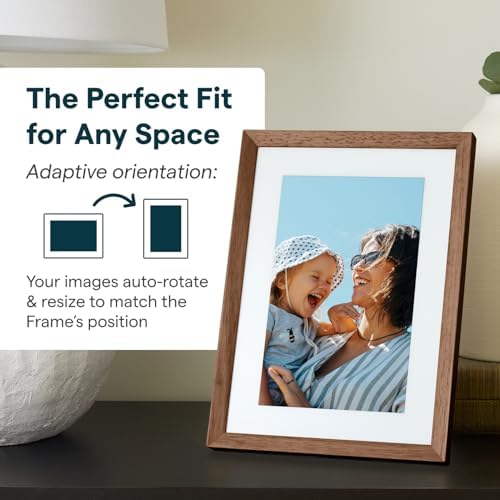 Skylight Digital Picture Frame 2 – 10" Full HD Touchscreen, Walnut - Image 4