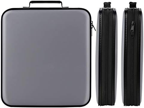 DVD Storage CD Case Holder: 160 Capacity CD Sleeves Black Disc Cases Binder for Car - CD Hard Organizer Box - Large DVD Wallet for Movie/Music/Game & Portable CD Book - Image 5