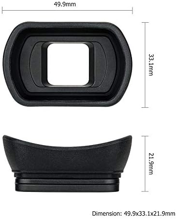 Kiwifotos DK-30 Long Soft Viewfinder Eyecup Eyepiece for Nikon Z50 Camera - Image 2