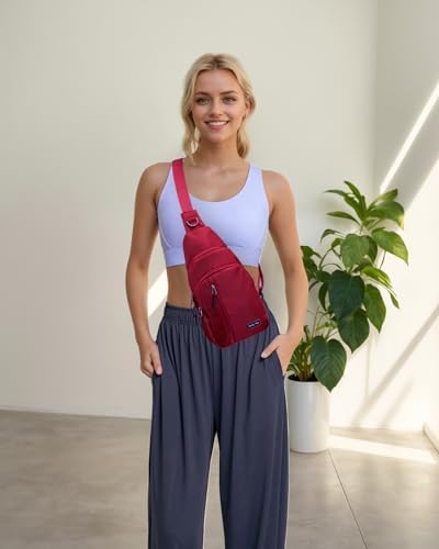 Seoky Rop Small Sling Bag Crossbody for Men Women One Strap Shoulder Cross Body Bag Sling Backpack for Travel - Image 2