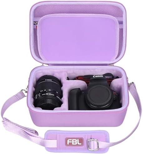 FBLFOBELI EVA Camera Case for Canon EOS Rebel T7/T8i/T5/R50/R100 - Image 2