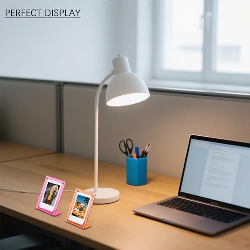 4 Pack Mini Acrylic Picture Frames 2x3 Desk Display Frame for 2.1x3.4 Instant Films, Wallet Size Photo Frame Holder for Polaroid Instax Mini and Similar 3-Inch Film - Image 6