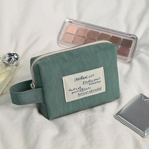 Monolike Archive 247 Handy Pouch, Mint - Small Nylon Pouch, Portable Cosmetic & Toiletry Case, Tech Cable Organizer, Daily Storage Bag - Image 5