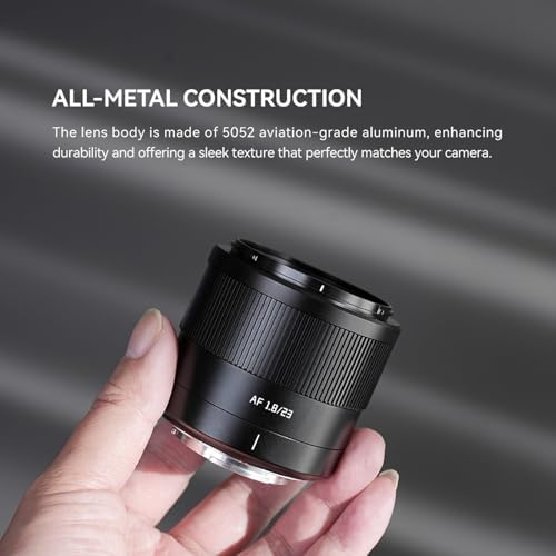 TTArtisan 23mm F1.8 E-Mount APS-C STM Autofocus Lens for Sony E-Mount Cameras A6100 A6300 A6400 A6500 A6600 A6700 NEX-3 NEX-3N NEX-3R NEX-5N NEX-5T NEX-5 NEX-5R NEX-5C NEX-6 NEX-7 ZVE-10 FX30 - Image 2