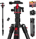MACTREM Heavy Duty Aluminum Camera Tripod 67" Travel Monopod 360° Ball Head by MACTREM