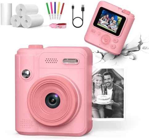 Gofunly Kids Camera Instant Print: Birthday Gifts for Age 4-10 Girls Boys by Gofunly