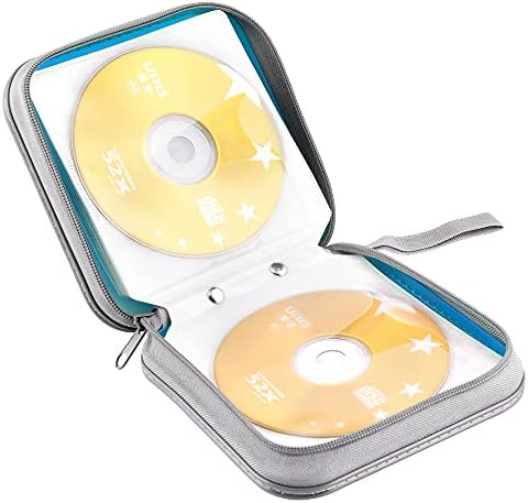 40‑Capacity Hard Plastic CD/DVD Binder for Car, Home & Travel - Image 5