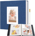 Vienrose Self Adhesive Photo Album 60 Pages for Wedding, Baby Growth, Blue by Vienrose