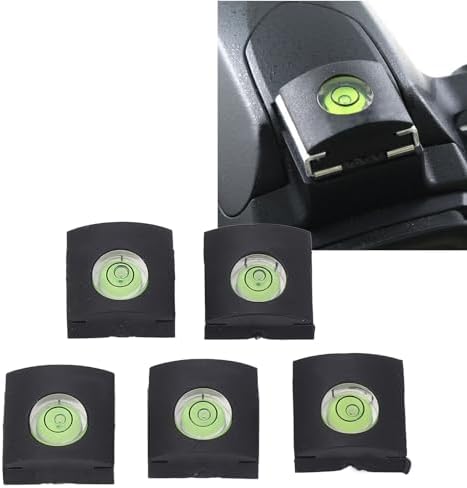 5pcs Camera Hot Shoe Cover with Bubble Level Universal Spirit Level Hot Shoe Cap Ideal for Multiple Camera Brands Such As Used in Blind Architectural and Landscape - Image 7