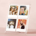 WINKINE Polaroid Frame for i-Type/600/SX-70/Films, Photo Collage Frame, Polaroid Frame for Instant Photos, Tabletop Floating DIY Pressed Flower Art Display (Clear) by WINKINE