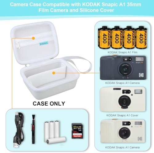 RAIALL Case for KODAK Snapic A1 35mm Film Camera and Print Film, White - Image 3