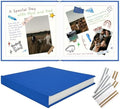 Vienrose Scrapbook Album 12x12 Inch Linen 420gsm Kraft 40 Pages Dark Blue by Vienrose