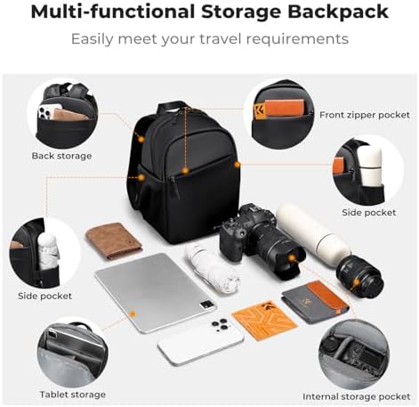 K&F CONCEPT Camera Backpack, Lightweight Compact Camera Bag 5L - Image 3