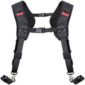 Double Shoulder Camera Strap Harness Quick Release Adjustable Dual Camera Tether Strap for DSLR SLR Camera (focus) by ztowoto