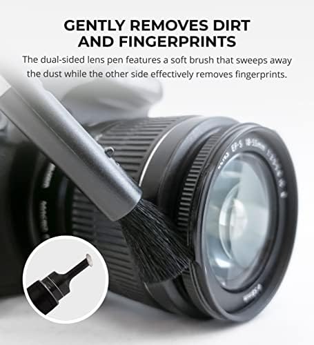 Camera Cleaning Kit with Mini-Air Blower and Dual-Sided Lens Pen for DSLR, SLR, Mirrorless Digicam - Compatible with Canon, Nikon, Pentax, Sony, and More - Image 4