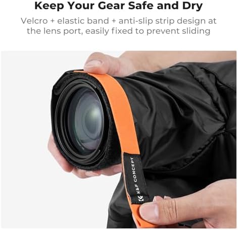 K&F CONCEPT Camera Rain Cover, Waterproof Camera Cover for Nikon Canon Sony - Image 5