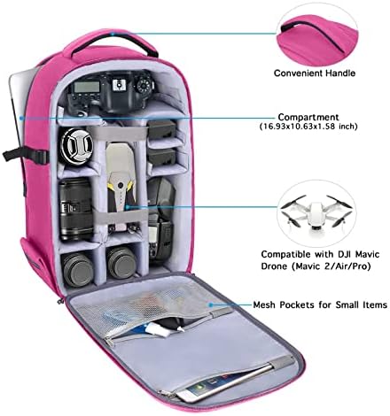 MOSISO Camera Backpack, DSLR/SLR/Mirrorless Photography Camera Bag - Image 2