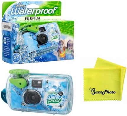 Fujifilm QuickSnap 800 Waterproof 35mm One-Time-Use Disposable Camera (Single) by FUJIFILM