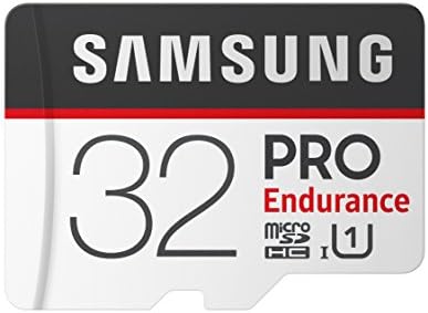Samsung PRO Endurance 32GB 100MB/s (U1) MicroSDXC Memory Card with Adapter (MB-MJ32GA/AM) , Black/White by Unknown