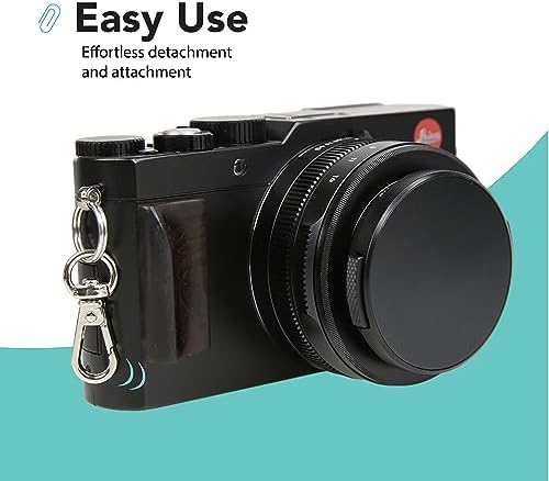 Foto&Tech Small Quick Release Adapter Clip for Camera with Round Lugs for Camera Strap, 33lb Breaking Force (1 Set, Silver) - Image 4