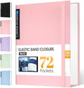 Sooez Art Portfolio 9"x12", 72 Pockets Large Portfolio Folder Display by Sooez
