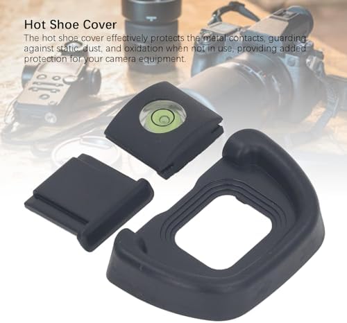 Eyepiece Eyecup Eye Cup, DK 31 Viewfinder Eyepiece Eyepiece + Level + Hot Shoe Cover 3 in 1 Set for Camera Viewfinder Microsingle Goggles - Image 5