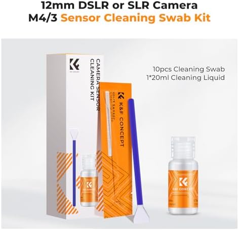 K&F CONCEPT M4/3 Sensor Cleaning Kit with Sensor Cleaner for M4/3 Cameras - Image 2