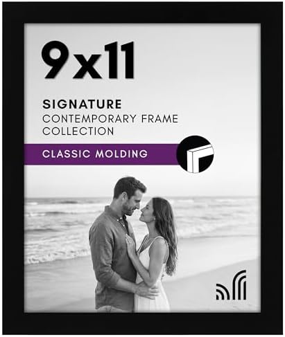 Americanflat 9x11 Picture Frame - Engineered Wood - Black by Americanflat
