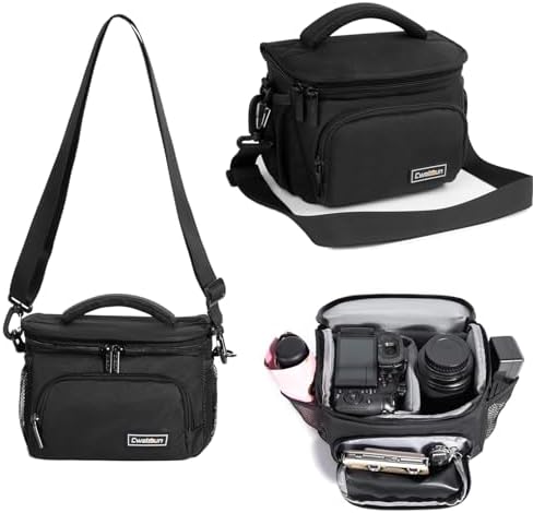 Cwatcun Compact Camera Sling Bag, Crossbody Case for DSLR/Mirrorless by FocusonCameraBag