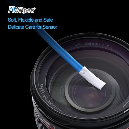 AAWipes Camera Sensor Cleaning Kit Sensor Lens Cleaner for Full Frame of DDR6 DSLR or SLR (6mm Sensor Cleaning Swabs) (HCS-6) (20) - Image 5