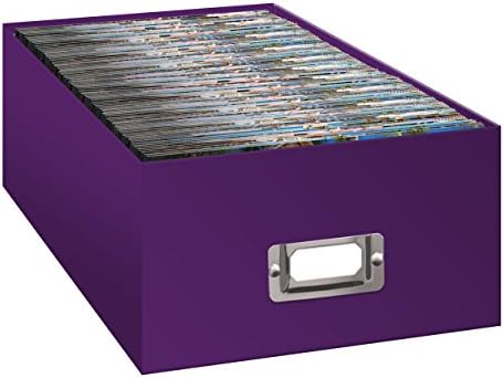Pioneer B-1 Photo/Video Storage Box - Holds over 1,100 Photos up to 4x6" or 10 VHS Videos, Solid Color: Bright Purple. (Pack of 4) - Image 3