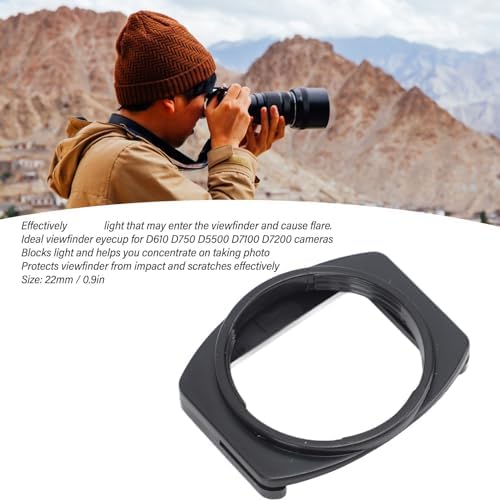 22mm Camera Eyecup and Hot Shoe Cover with Level Set for D610, D750, , , D7200, Comprehensive Viewfinder Protector, Eyeshade and Hotshoe Cover - Image 5