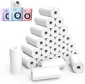 25 Rolls Instant Print Camera for Kids Refill Print Paper - Thermal Print Paper Rolls Photo Print HD Printing for Most Kids Instant Camera(White) by Hikkon