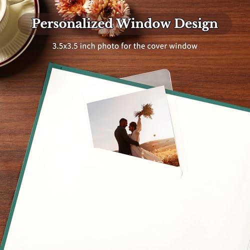 Pssoss 10x10 Inch DIY Scrapbook Album, Linen Hardcover, 40 Pages - Image 3