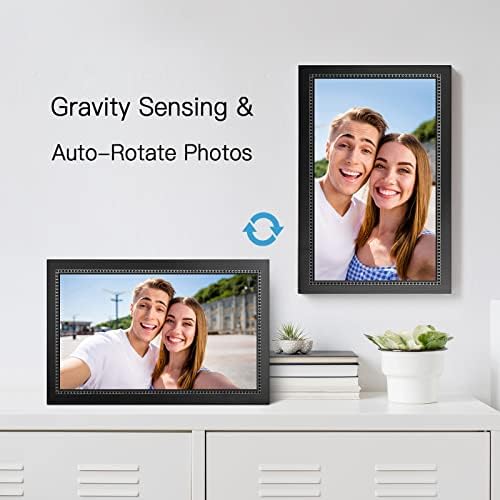 Digital Picture Frame 15.6 Inch Large Digital Photo Frame with 1920 * 1080 IPS Full HD Touchscreen, Humblestead 32GB WiFi Smart Frame Share Photos and Videos via AiMOR App, Wall Mountable - Image 5